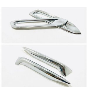 フロント リア フォグライト ランプ アイリッド アイブロー カバー トリム 適用: 日産 キャシュカイ J11 2018-2020 ABS クローム/カーボンファイバー アクセサリー キット モデル E AL-OO-9693 AL