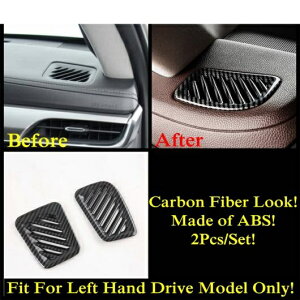 カーボンファイバー アクセサリー ウインドウ リフト ステアリング ホイール ギア ドリンクホルダー エア AC カバー トリム 適用: トヨタ ハイランダー/クルーガー 2020-2022 モデル J AL-OO-9713 AL