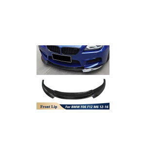 カーボンファイバー 素材 フロント バンパー スポイラー リップ 適用: BMW F06 F12 F13 M6 640i 650i チューニング 2012-2016 カーボン AL-OO-1736 AL Exterior parts for cars