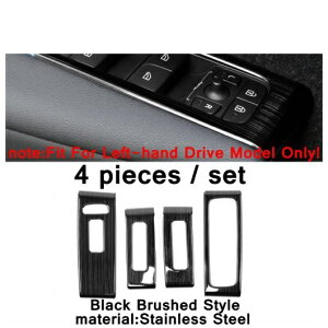 �A�[�����X�g �E�C���h�E ���t�g �_�E�� �R���g���[�� �X�C�b�` �p�l�� �J�o�[ �g���� 4�s�[�X �K�p: �{���{/VOLVO XC40 2018-2022 �C���e���A �A�N�Z�T���[ �^�C�vB AL-PP-4051 AL Interior parts for cars