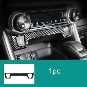 カーボンファイバー パターン 適用: トヨタ RAV4 2020-2021 右ハンドル 右ハンドル用 インテリア ギア パネル 通気口 ハンドル 装飾 カバー タイプ9・タイプ10 AL-PP-4761 AL Exterior parts for cars