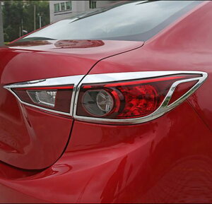 �K�p: MAZDA3 �n�b�`�o�b�N �A�N�Z�� 2014-2016 �e�[�����C�g �w�b�h ���C�g ���� �t���[�� AL-PP-6723 AL Exterior parts for cars
