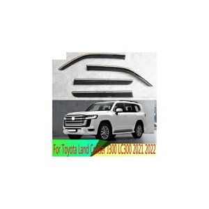 �K�p: �g���^ �����h�N���[�U�[ J300 LC300 2021 2022 �v���X�`�b�N �G�N�X�e���A �o�C�U�[ �����o���� �V�F�[�h �E�C���h�E �T�� ���C�� �K�[�h �f�t���N�^�[ AL-QQ-3654 AL Car parts