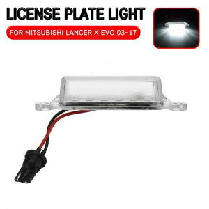 2�s�[�X LED �i���o�[�v���[�g ���C�g �K�p: �O�H �����T�[ 2003-2017 �����T�[ EVO X 2007 2008 2009 2010 2011-2019 �v���[�g ���C�g �����v AL-QQ-6121 AL Car parts