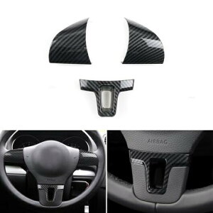 3�s�[�X ABS �J�[�{���t�@�C�o�[�� �X�e�A�����O �z�C�[�� �p�l�� �J�o�[ �g���� �K�p: VW �S���t 6 MK6 �p�T�[�g B7 �W�F�b�^ �V������ �C�I�X CC �L���f�B �g�D�[���� AL-QQ-7539 AL Car parts