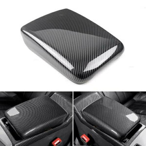 カーボンファイバー調 センター コントロールアームレスト ストレージ ボックス カバー トリム 適用: アウディ/AUDI A4 B9 A5 2017 2018 2019 2020 2021 AL-QQ-7865 AL Interior parts for cars