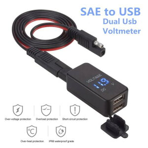 12V-24V SAE fA USB P[u A_v^ fA |[g p[ \Pbg X}[g db ^ubg GPS `[W[ dv Kp: I[goC ECT AL-RR-5241 AL Motorcycle parts