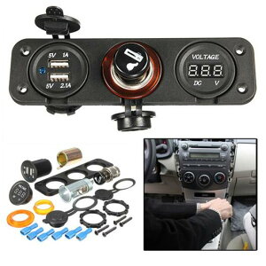12V 2.1A ubN fA USB ԗ GPS gѓdb A_v^ `[W[ IP65 h fW^ dv VK[\Pbg \Pbg AL-RR-5290 AL Car parts