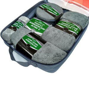 9ピース クリーニング キット ウォッシュ 用品 マイクロファイバー タオル ホイール ブラシ ワックス スポンジ コンビネーション クリーニング ツール オレンジ・グレー AL-RR-5938 AL Car parts