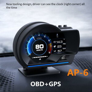 AP-6 HUD wbh Abv fBXvC I[g fBXvC OBD2 + GPS X}[g HUD Q[W fW^ Ih[^[ ZLeB A[ EH[^[IC x RPM AL-RR-5882 AL Car parts