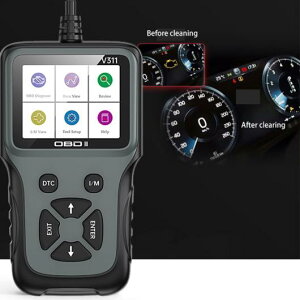 jo[T LCD OBD2 EOBD XLi[ V311 XLi[ ff c[ GW R[h [_[ OBD 2  XLi[ eX^[ AL-RR-5948 AL Car parts