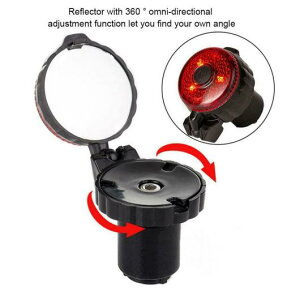 ABS ハンドルバー サイド セーフティー フレキシブル リア ビュー ミラー バイク 自転車 リア ミラー ロード バイク ハンドルバー エンド ミラー タイプA・タイプB AL-RR-6491 AL Interior parts for cars