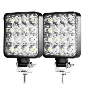 ~j LED 48W 7200 LM LED [N Cg o[ XNGA X|bg r[ 24V 12V It [h LED Cg o[ Kp: gbN 4X4 4WD SUV ATV IP67 2s[X AL-RR-6538 AL Car parts