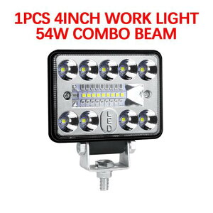 4-7C` 7200LM 12V 24V 54-204W LED Cg It[h X|bg v LED [N Cg Kp: gbN {[g gN^[ 4X4 ATV wbhCg 54W 1s[X 4000LM AL-RR-6566 AL Car parts