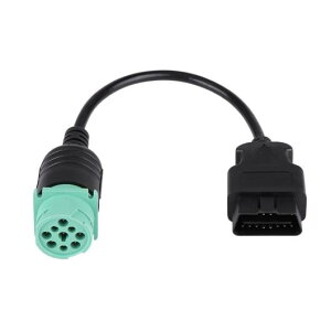 9-�s�� OBD II 16-�s�� �R�l�N�^ �P�[�u�� �K�p: �g���b�N ���E���h 9-�s�� �R���o�[�^ OBD2 16-�s�� �C���^�[�t�F�[�X �c�[�� �K�p: �J�~���Y �f�B�[�[�� �G���W�� AL-RR-6622 AL Car parts