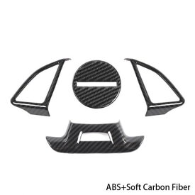 インテリア モールディング 適用: シボレー/CHEVROLET カマロ 2017 アップ ステアリング ホイール 装飾 カバー トリム ステッカー アクセサリー カーボンファイバー L AL-RR-2511 AL Car parts