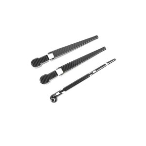 フロント リア シールド ワイパー アーム ブレイド 装飾 カバー キット エクステリア アクセサリー 適用: ジープ/JEEP ラングラー JK 2007-2017 カーボンファイバー 1セット AL-RR-2798 AL Exterior parts fo