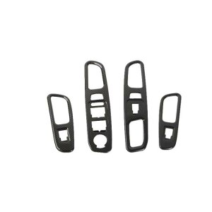 ABS �C���e���A �E�C���h�E ���t�g �X�C�b�` �{�^�� ���� �J�o�[ �g���� �X�e�b�J�[ �K�p: �W�[�v/JEEP ���l�Q�[�h 2016-2019 �J�[�{���� AL-RR-2825 AL Interior parts for cars