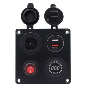 12-24V RV bg XCb` pl QC3.0 [d gѓdb `[W[ VK[\Pbg J[ XN[ dv ubN AL-RR-4072 AL Car parts