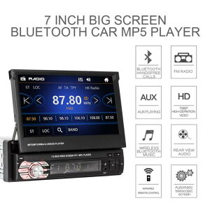 MP5 XeI I[fBI WI BT 1DIN HD I[g i[ j^[ SD FM USB v[[ A r[ J AL-RR-4138 AL Car parts