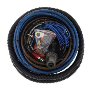 4/6/8 ゲージ 増幅器 配線 キット ウーファー スピーカー ケーブル パワー 増幅器 オーディオ ライン パワー ライン ヒューズ スーツ 6 ゲージ AL-RR-6929 AL Car parts