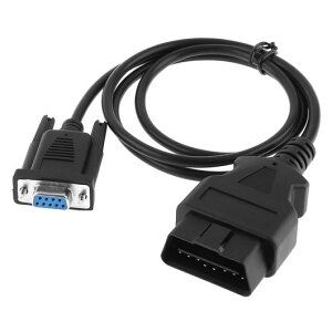 OBD-II 16PIN IX DB9 RS232 1M I[g ԗ GNXeV RlN^ P[u Kp: ff A_v^ XLi[ AL-RR-5007 AL Car parts
