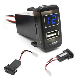 2in1 USB |[g 5V 2.1A _bV{[h db I[g `[W[ bh u[ LED d [^[ eX^[ CWP[^[ Kp: g^ B[S AL-RR-5035 AL Interior parts for cars