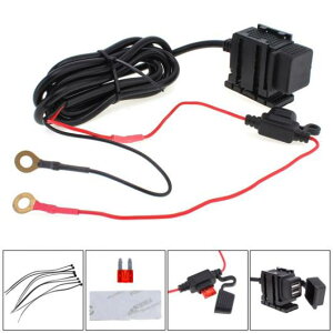 12V fA USB |[g 12V h I[goC nho[ [^[oCN p[ `[W[ A_v^ p[ TvC |[g \Pbg Kp: db/GPS/ AL-RR-7528 AL Motorcycle parts