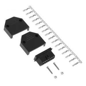 OBD-II 16PIN �u���b�N ���X �A���O�� �R�l�N�^ ���X ���C���[ �\�P�b�g �R�l�N�^ �v���O �V�F�� �^�[�~�i�� AL-RR-7594 AL Car parts