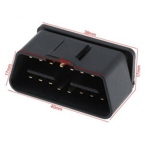 OBD-II 90 �x 16 �s�� �I�X �u���b�N �R�l�N�^ ���C���[ �\�P�b�g �R�l�N�^ �v���O �S�[���h ���b�L �s�� AL-RR-7672 AL Car parts