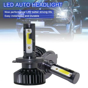 1 yA H4/HB2/9003 EV8 60W 8000LM 6500K DOB LED wbhCg Lbg  tHOv HI/LO Cg ou AL-RR-7749 AL Car parts