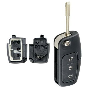 キー フォブ ケース シェル F021 ブレイド フリップ 折りたたみ リモート カバー 適用: フォード/FORD フィエスタ フォーカス 2 エコスポーツ クーガ エスケープ AL-RR-8002 AL Exterior parts cars