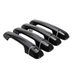 �K�p: ���N�T�X GX GX460 LC150 J150 2010 2011 2012 2013 2014 2015 2016 2017 ����u���b�N �h�A �n���h�� �J�o�[ �X�^�C�����O �u���b�N �Z���T�[�Ȃ��E�u���b�N 2�Z���T�[ AL-RR-1578 Car parts