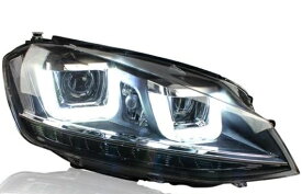 ヘッドライト 適用: VW フォルクスワーゲン/VOLKSWAGEN ゴルフ 7 2014-2015 LED ヘッドランプ デイタイムランニングライト DRL 4300K〜8000K 35W・55W AL-HH-0154 Car parts