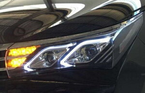 適用: トヨタ カローラ ヘッドライト 2014 LED DRL BI キセノン レンズ ハイ ロー ビーム パーキング フォグランプ 4300K〜8000K 35W・55W AL-HH-0182 Car parts