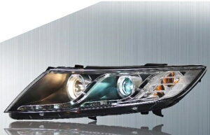 適用: 起亜 K5 ヘッドライト 2011-2016 LED ヘッドランプ DRL プロジェクター H7 HID バイキセノン レンズ 4300K〜8000K 7.5W・35W AL-HH-0211 Car parts
