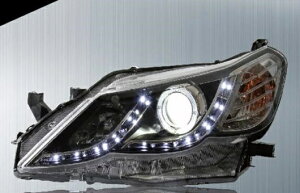 適用: トヨタ マーク X ヘッドライト 2011-12 LED ヘッドランプ DRL プロジェクター H7 HID バイキセノン レンズ AL-HH-0221 Car parts