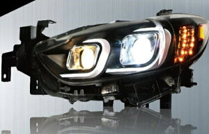 適用: マツダ アテンザ ヘッドライト 2013-16 LED ヘッドランプ DRL プロジェクター H7 HID バイキセノン レンズ 4300K〜8000K 35W・55W AL-HH-0237 Car parts