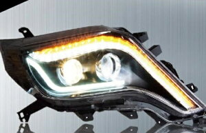 適用: トヨタ プラド ヘッドライト 2014-2016 LED ヘッドランプ DRL プロジェクター H7 HID バイキセノン レンズ 4300K〜8000K 35W・55W AL-HH-0241 Car parts
