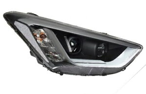Kp: q_C//HYUNDAI T^tF IX45 wbhCg 2013-2015 LED wbhv DRL vWFN^[ H7 HID oCLZm Y AL-HH-0312 Car parts
