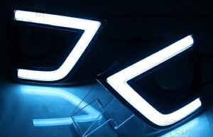 12V fC^CjOCg Kp: g^ J[ 2014 2015 LED DRL ^[VOi tHOv z[ X[p[ uCg C CG[ AL-HH-0571 Car parts