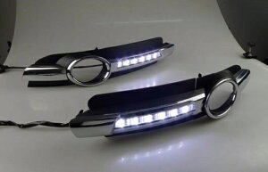 適用: アウディ/AUDI A6L 2005-2008 LED DRL フォグ ランプ デイタイムランニングライト 高光度 ガイド AL-HH-0630 Car parts