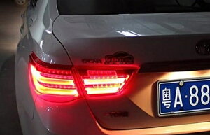 �K�p: �g���^ ���C�c/�}�[�NX �e�[�����C�g 2010-2012 �}�[�N X LED �e�[�� �����v ���A DRL + �u���[�L �p�[�N �V�O�i�� ���C�g ���b�h AL-HH-0747 Car parts