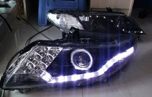 ヘッドランプ 適用: ホンダ シティ LED ヘッドライト DRL H7/D2H HID キセノン BI レンズ 4300K〜8000K 35W・55W AL-HH-0864 Car parts