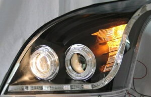 Kp: g^ vh FJ120 LED wbhCg 2003-2009 wbhv AZu ^[ Cg DRL Y H7 HID LZm BI 4300K`8000K 35WE55W AL-HH-0925 Car parts