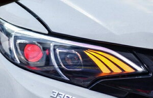 ヘッドランプ 適用: ホンダ フィット 2014-2016 LED ヘッドライト DRL H7/D2H HID キセノン BI レンズ 4300K〜8000K 35W・55W AL-HH-1092 Car parts