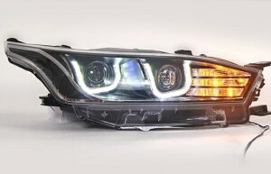 �K�p: �g���^ LED �w�b�h�����v �w�b�h���C�g 2012-2015 �p�T�[�g DRL H7 HID Q5 �o�C�L�Z�m�� �����Y ���[ �r�[�� 4300K�`8000K 35W�E55W AL-HH-1150 Car parts