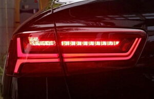 �K�p: �A�E�f�B/AUDI A6L A6 2012-2016 �e�[�����C�g LED �e�[�� ���C�g ���A �����v 35W ���b�h AL-HH-1378 Car parts