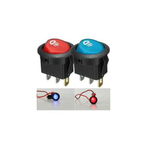 {[g LED tHOCg bJ[ XCb` 12V SPST ON/OFF Eh wbh gO XCb` 5s[X bhE5s[X u[ AL-HH-1637 Interior parts for cars