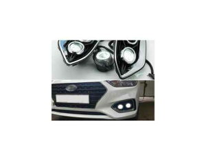 I[g LED tHOv Kp: q_C//HYUNDAI \X ANZg 2017 2018 2019 2020 DRL v h ABS 12V LED fC^CjOCg AL-HH-2043 Car parts